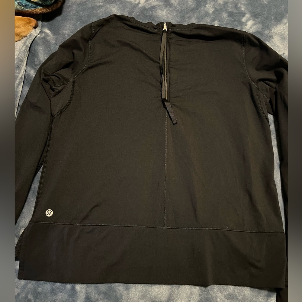 Lululemon Athletica Black Warm Up Crew - Picture 9 of 11